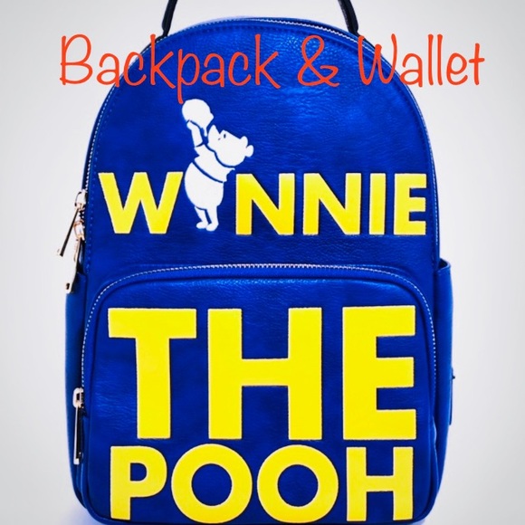 ?RARE SET Loungefly Winnie Pooh  Backpack Set (Backpack and LRG Wallet) main image 8